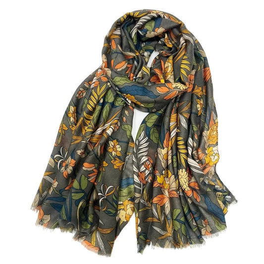 High-grade Shawl Ladies Tassel Printed Scarf