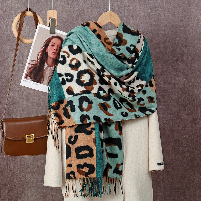 Women's Cashmere-like Duplex Printing Scarf 180x70 cm