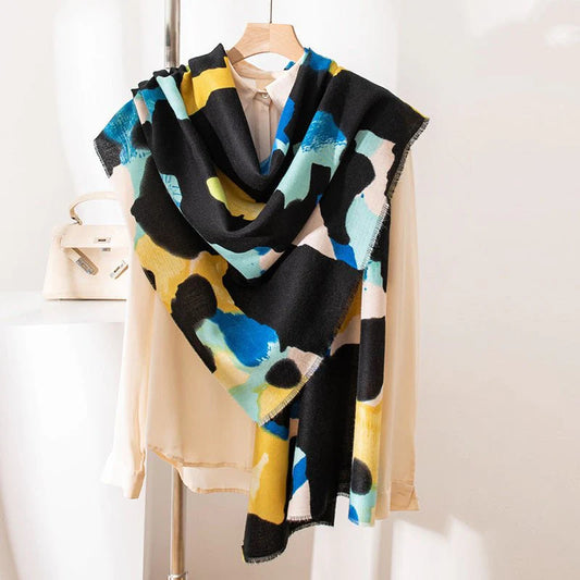 Autumn And Winter Cashmere Scarf Women's All-match Atmosphere High Sens