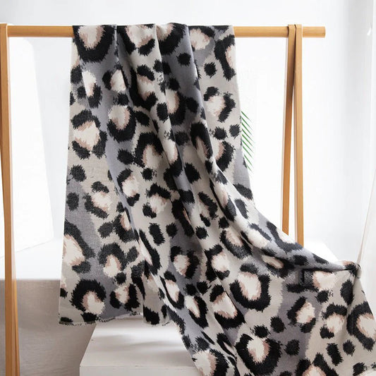 Cashmere-like Leopard Print Scarf Shawl Fashion All-matching
