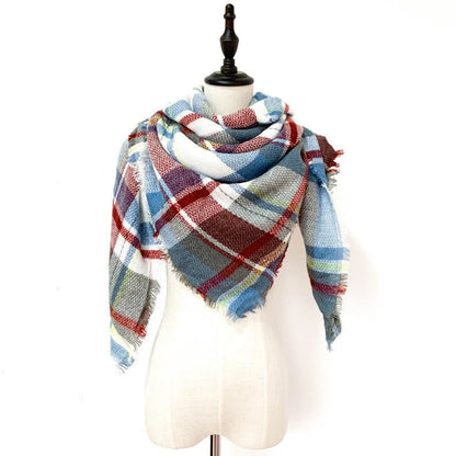 Square Blanket Talma Scarf Women's Neck Warmer Plus-sized Size Talma 140x135 to 175 cm