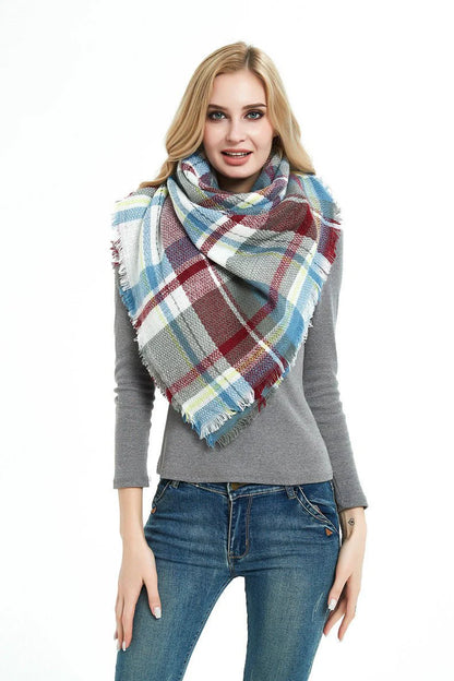 Square Blanket Talma Scarf Women's Neck Warmer Plus-sized Size Talma 140x135 to 175 cm