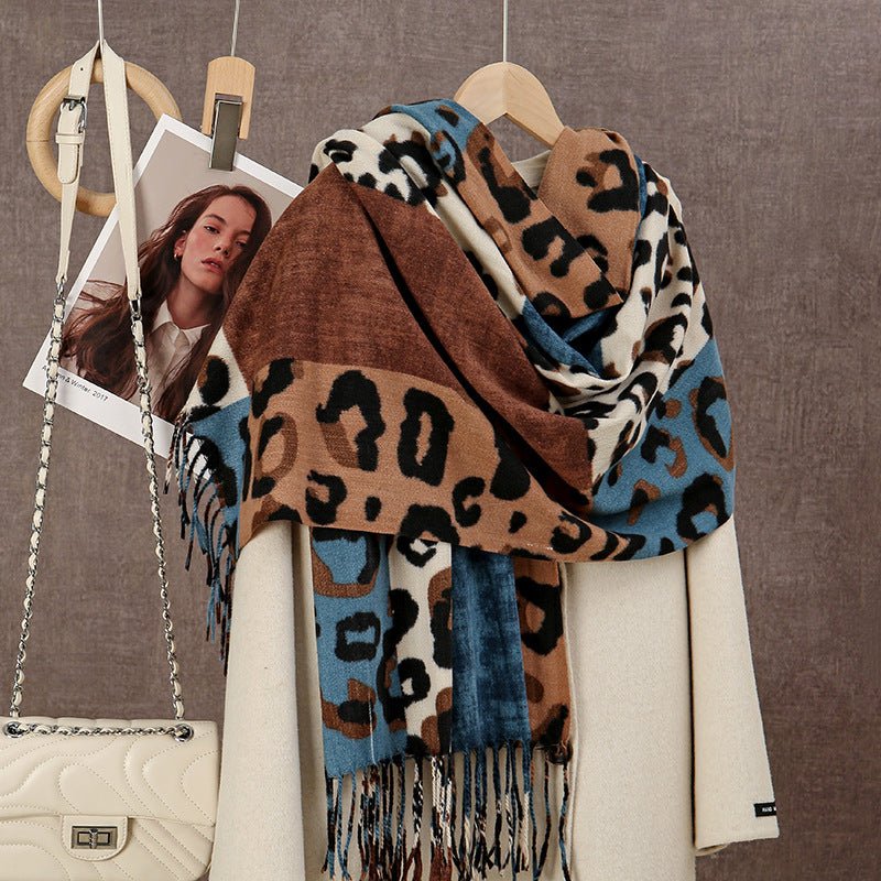 Women's Cashmere-like Duplex Printing Scarf 180x70 cm